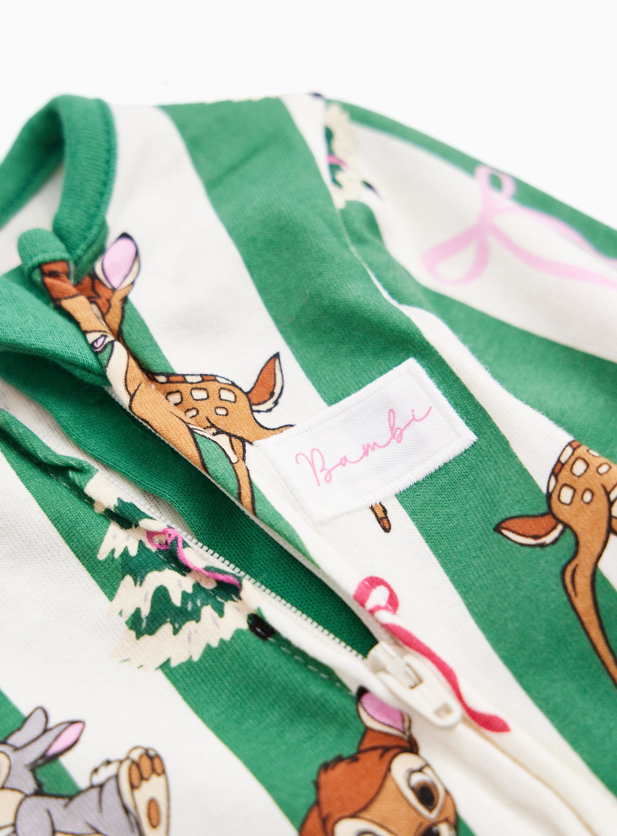 Family Matching Baby Bambi Christmas Sleepsuit 12-18 months - Image 2 thumbnail